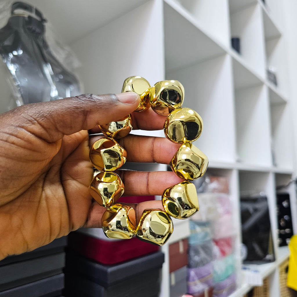 Gold Link Bracelet | Contemporary Designer-Inspired Style