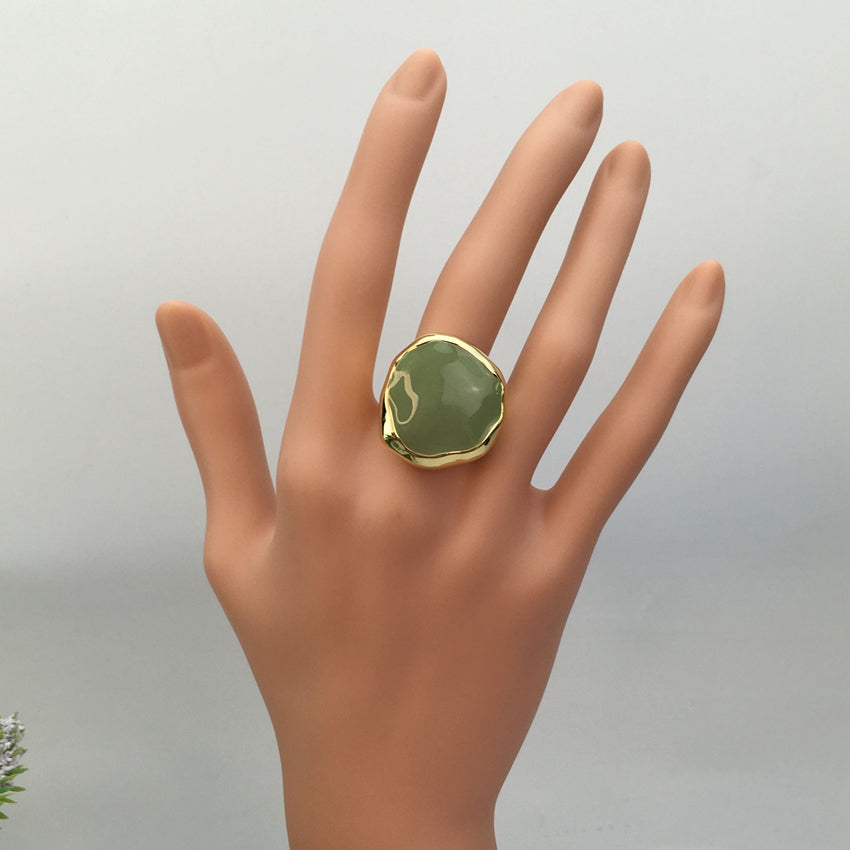 Minimalist Adjustable Gold Ring – Timeless Everyday Jewellery
