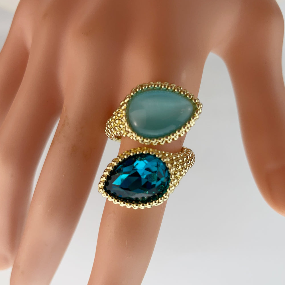 Heart-Shaped Gold Plated Ring – Romantic Jewellery Gift