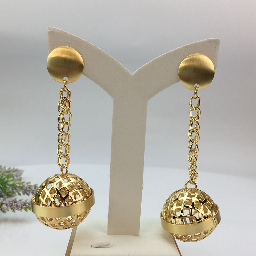 18K Gold-Plated Chunky Hoop Earrings