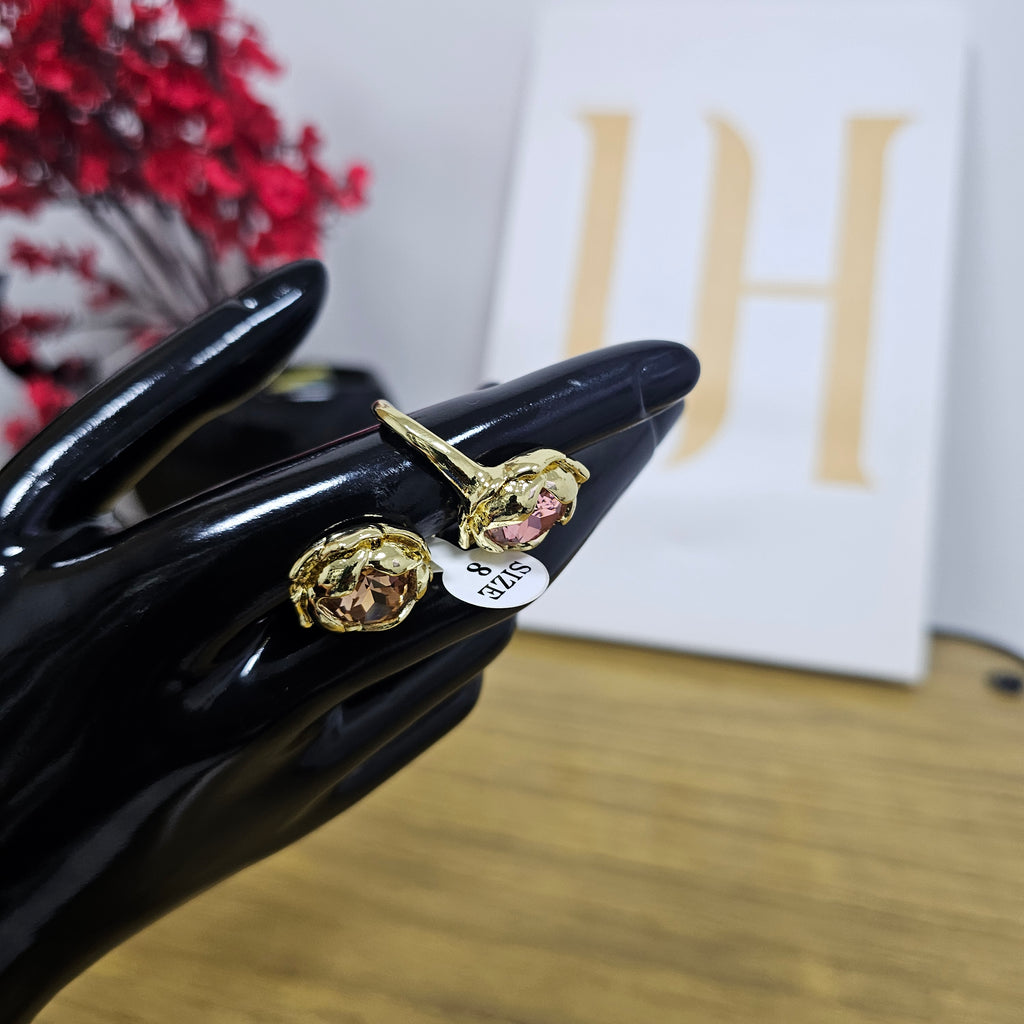 Open Band Ring – Simple and Modern Gold Plated Style