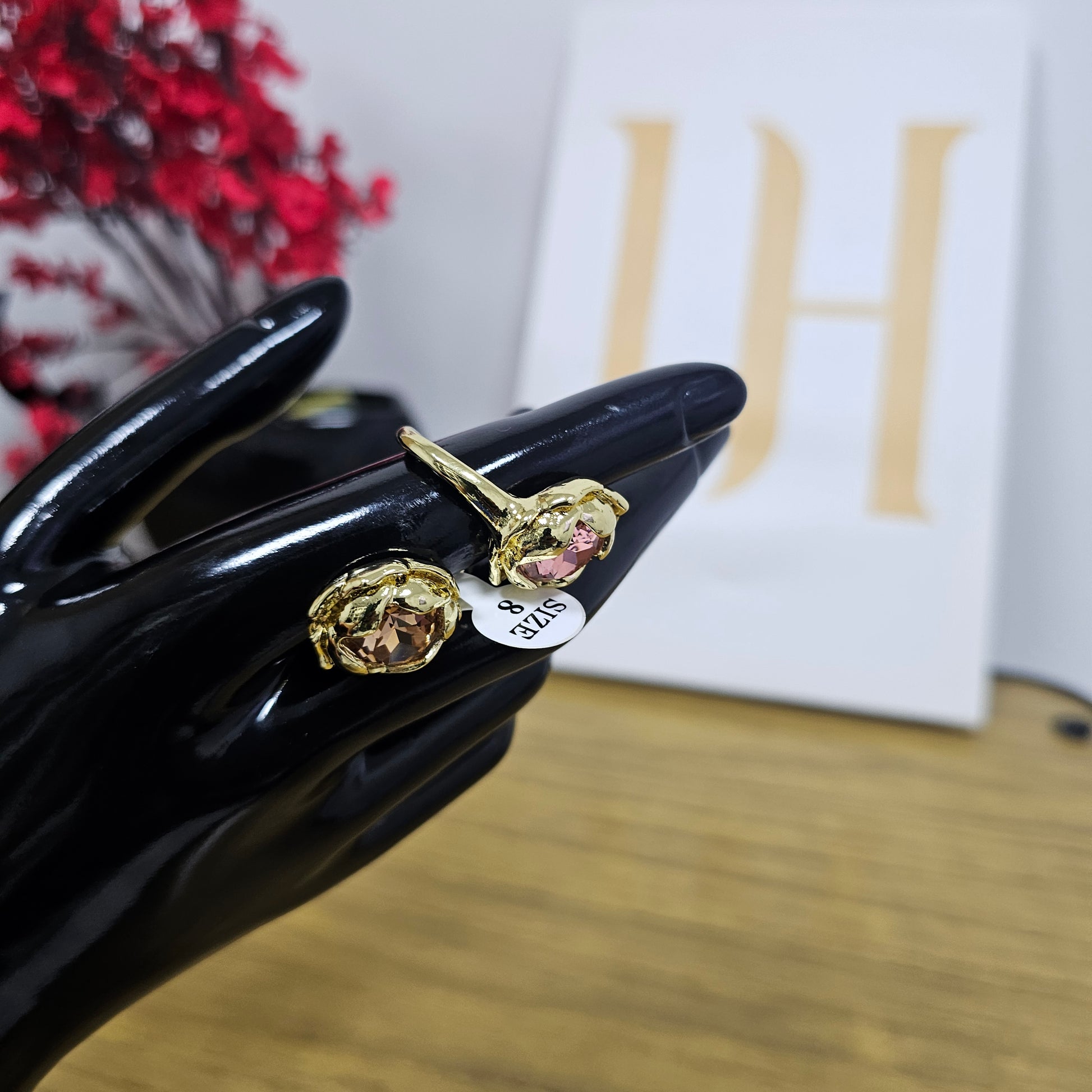 Open Band Ring – Simple and Modern Gold Plated Style